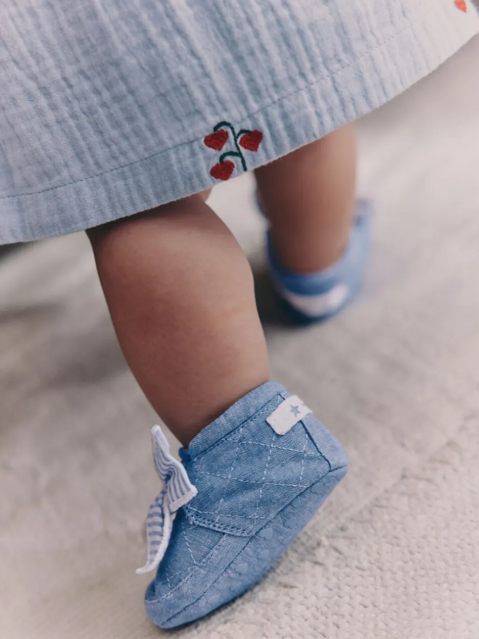 Gelegenheidskleding|Boots|Next - Babylaarzen met bloemenprint (0-18 mnd) Blauw
