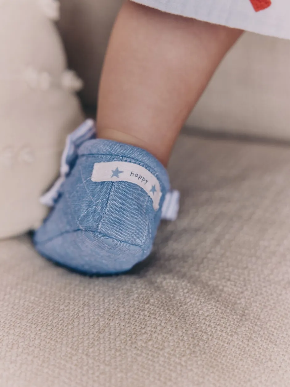 Gelegenheidskleding|Boots|Next - Babylaarzen met bloemenprint (0-18 mnd) Blauw