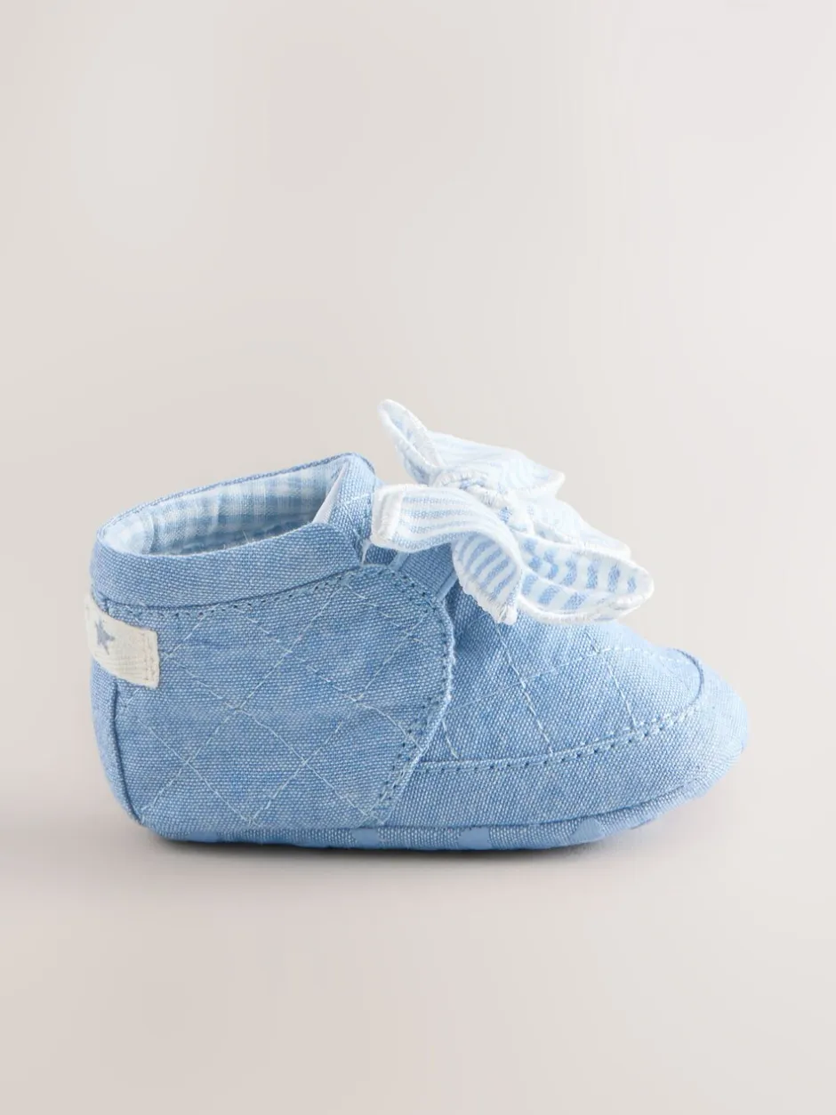 Gelegenheidskleding|Boots|Next - Babylaarzen met bloemenprint (0-18 mnd) Blauw