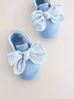 Gelegenheidskleding|Boots|Next - Babylaarzen met bloemenprint (0-18 mnd) Blauw