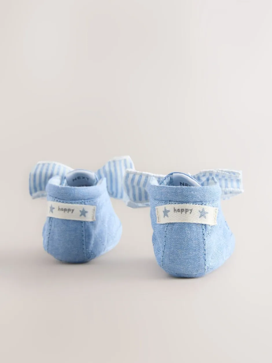 Gelegenheidskleding|Boots|Next - Babylaarzen met bloemenprint (0-18 mnd) Blauw