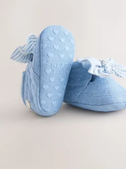 Gelegenheidskleding|Boots|Next - Babylaarzen met bloemenprint (0-18 mnd) Blauw