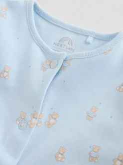 Babypakjes En Babypyjama's|Next Blauw - Babypyjama met berenprint (0-2jr)
