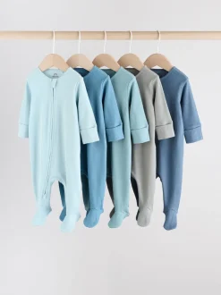 Multipacks|Babypakjes En Babypyjama's*Next Blauw - Babypyjama's met tweewegrits (0-2jr)