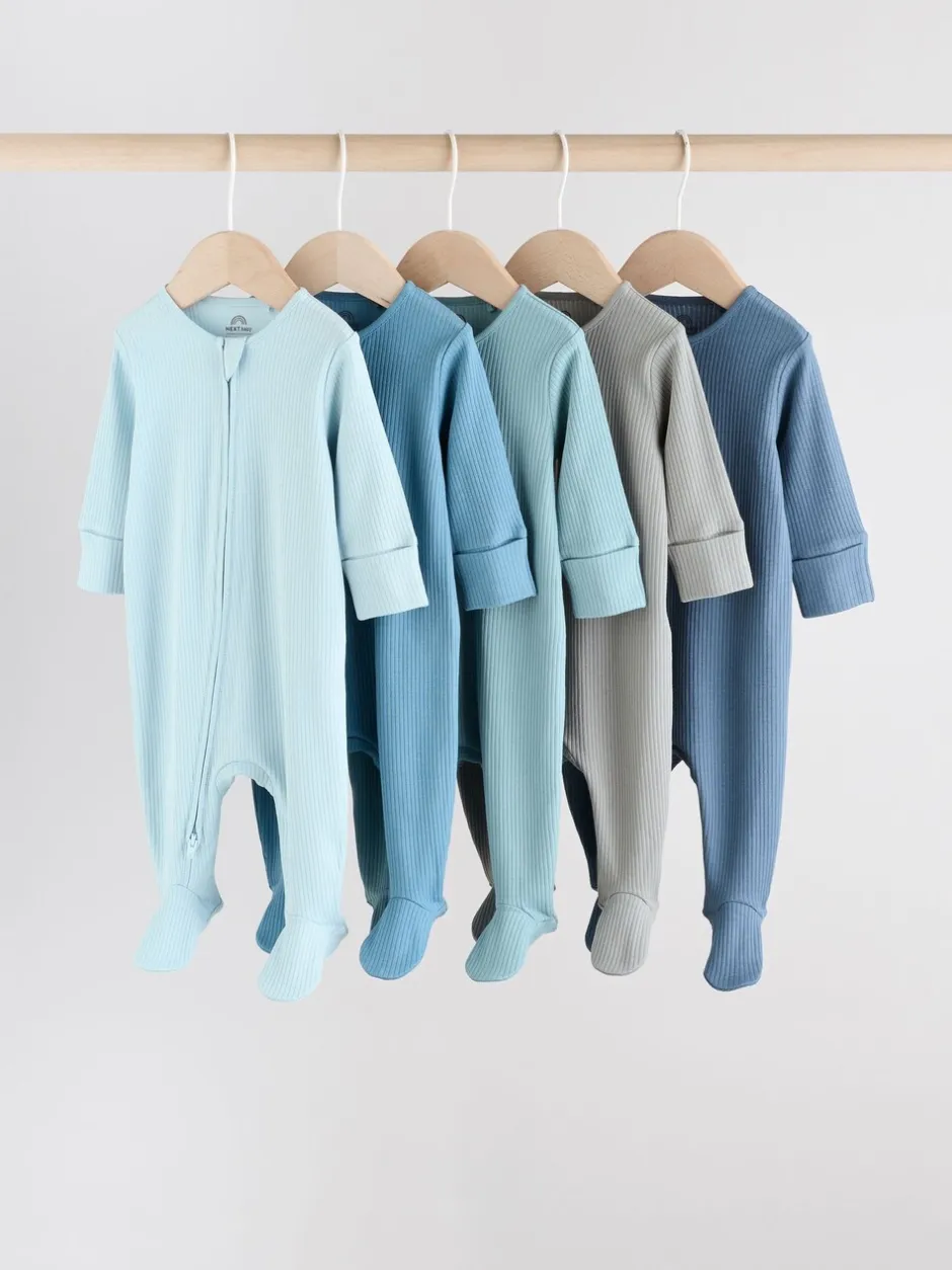 Multipacks|Babypakjes En Babypyjama's*Next Blauw - Babypyjama's met tweewegrits (0-2jr)