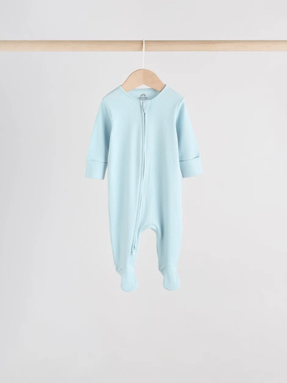 Multipacks|Babypakjes En Babypyjama's*Next Blauw - Babypyjama's met tweewegrits (0-2jr)