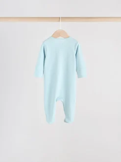Multipacks|Babypakjes En Babypyjama's*Next Blauw - Babypyjama's met tweewegrits (0-2jr)
