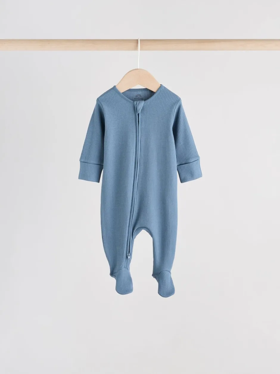 Multipacks|Babypakjes En Babypyjama's*Next Blauw - Babypyjama's met tweewegrits (0-2jr)