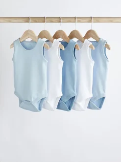 Rompertjes En Hemdjes|Rompertjes En Hemdjes|Next Blauw - Babyrompertjes met hemdje