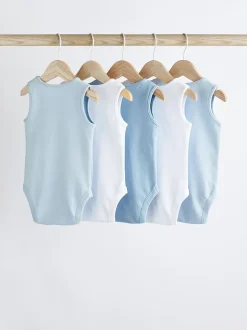 Rompertjes En Hemdjes|Rompertjes En Hemdjes|Next Blauw - Babyrompertjes met hemdje