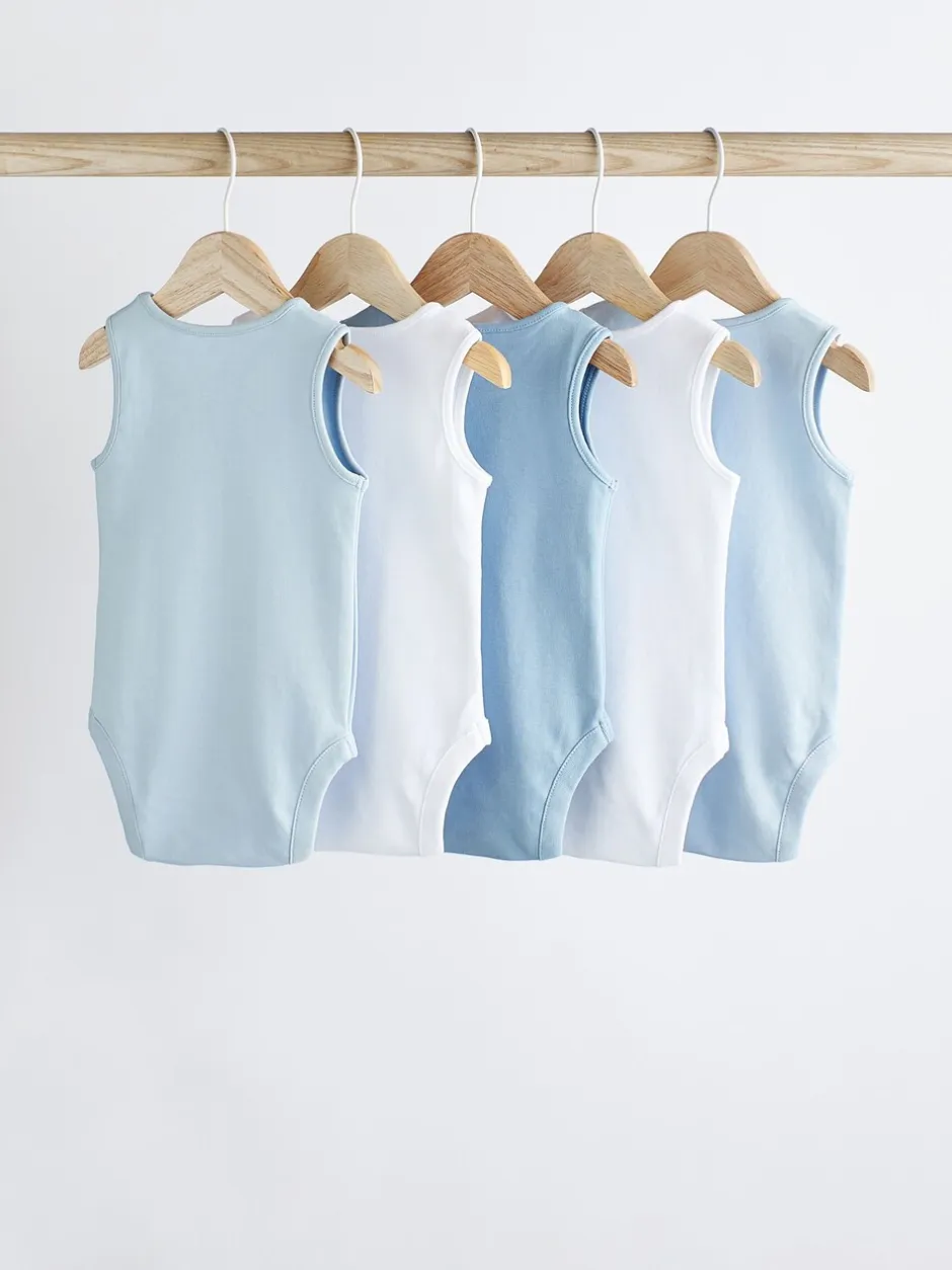 Rompertjes En Hemdjes|Rompertjes En Hemdjes|Next Blauw - Babyrompertjes met hemdje