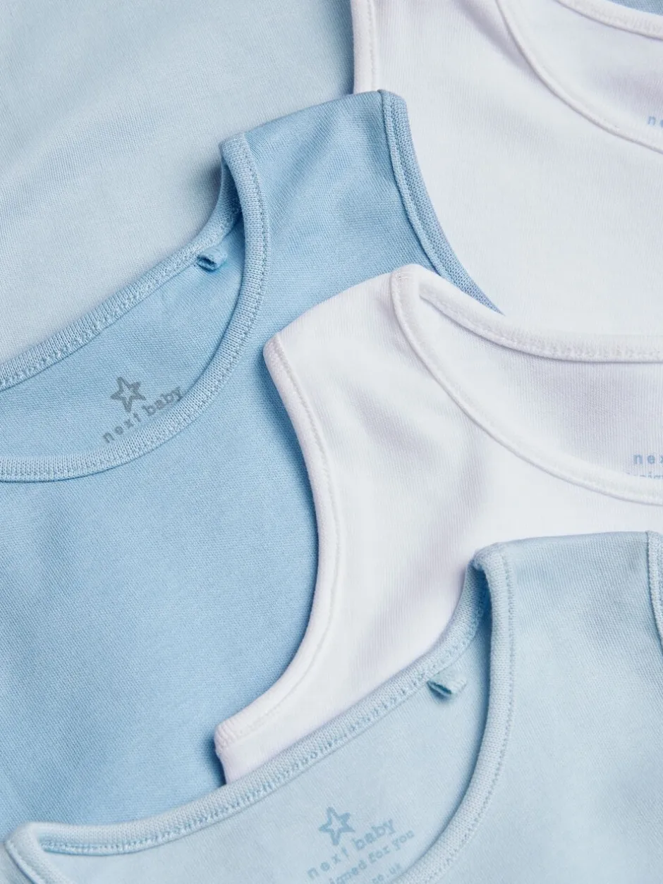 Rompertjes En Hemdjes|Rompertjes En Hemdjes|Next Blauw - Babyrompertjes met hemdje