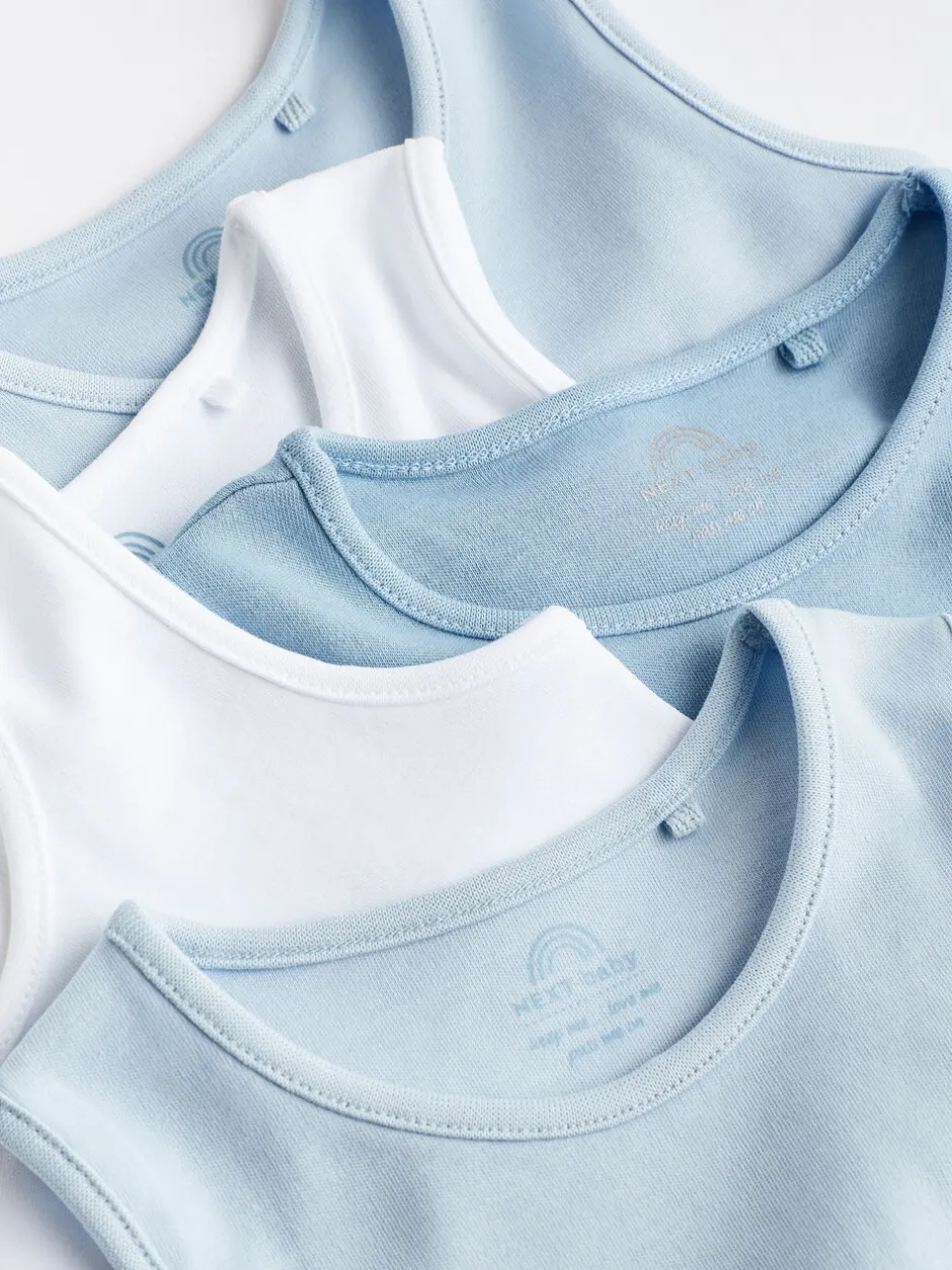 Rompertjes En Hemdjes|Rompertjes En Hemdjes|Next Blauw - Babyrompertjes met hemdje