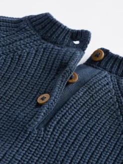 Sets En Combisets|Truien En Breisels*Next - Babyset met gebreide trui en legging (0mnd-2jr) Blauw