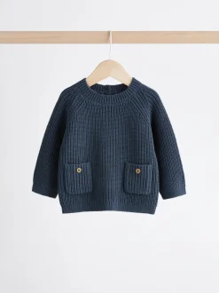 Sets En Combisets|Truien En Breisels*Next - Babyset met gebreide trui en legging (0mnd-2jr) Blauw