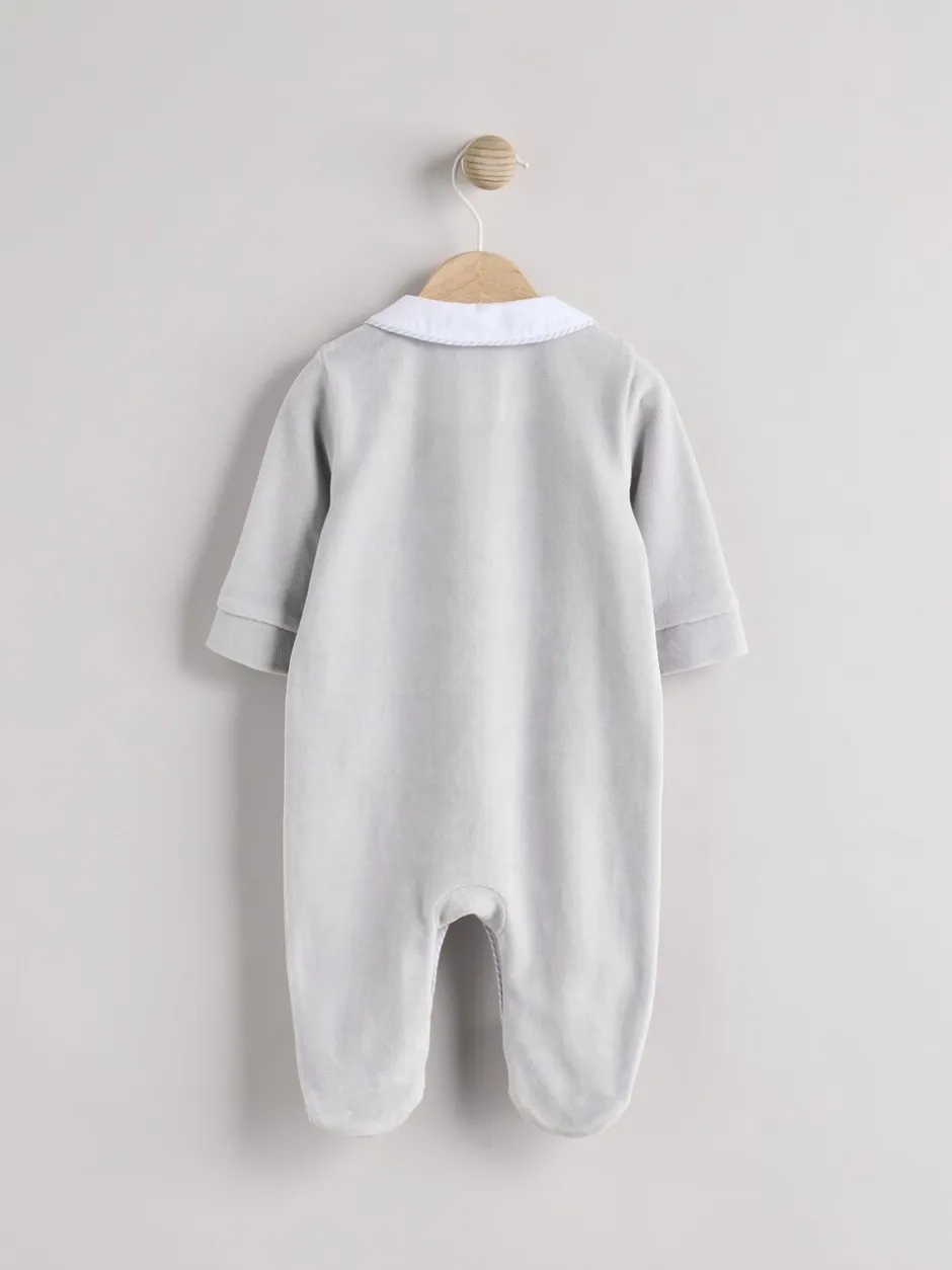 Babypakjes En Babypyjama's*Next Blauw - Babyslaappakje met teddybeertextuur (0 mnd - 3 jr)