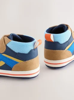 Pantoffels|Next - Babysneakers met klittenbandsluiting (0-2mnd) Blauw