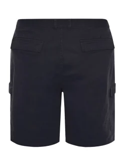 Shorts|BadRhino Big & Tall - Badrhino - Big & Tall - Cargoshort met stretch Blauw