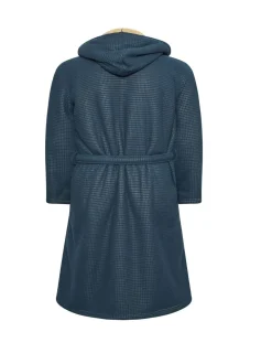 Kamerjassen En Badjassen*BadRhino Big & Tall - Waffle Borg-badjas Blauw