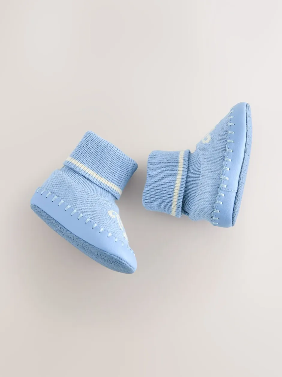Boots*Baker by Ted Baker - gebreide laarsjes voor Jongens Blauw