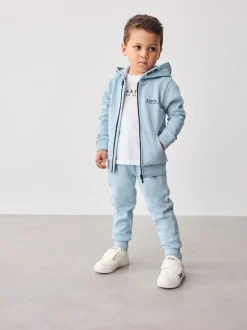 Joggingbroeken|Sweaters En Hoody´S*Baker by Ted Baker - 100% katoenen (0 - 6 jr) driedelig trainingspakset Blauw