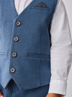 Kostuums En Herenvesten*Baker by Ted Baker - set van gilet, overhemd en broek Blauw
