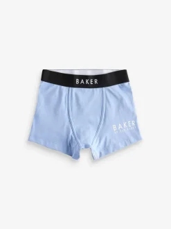Ondergoed|Schoolkleding|Baker by Ted Baker - set van 5 boxershorts Blauw