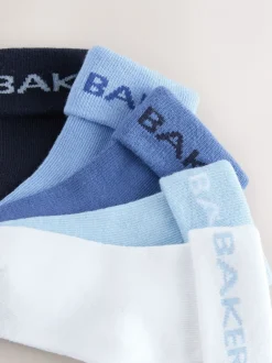 Sokken En Panty's|Sokken|Baker by Ted Baker - babysokken verpakking van 5 Blauw