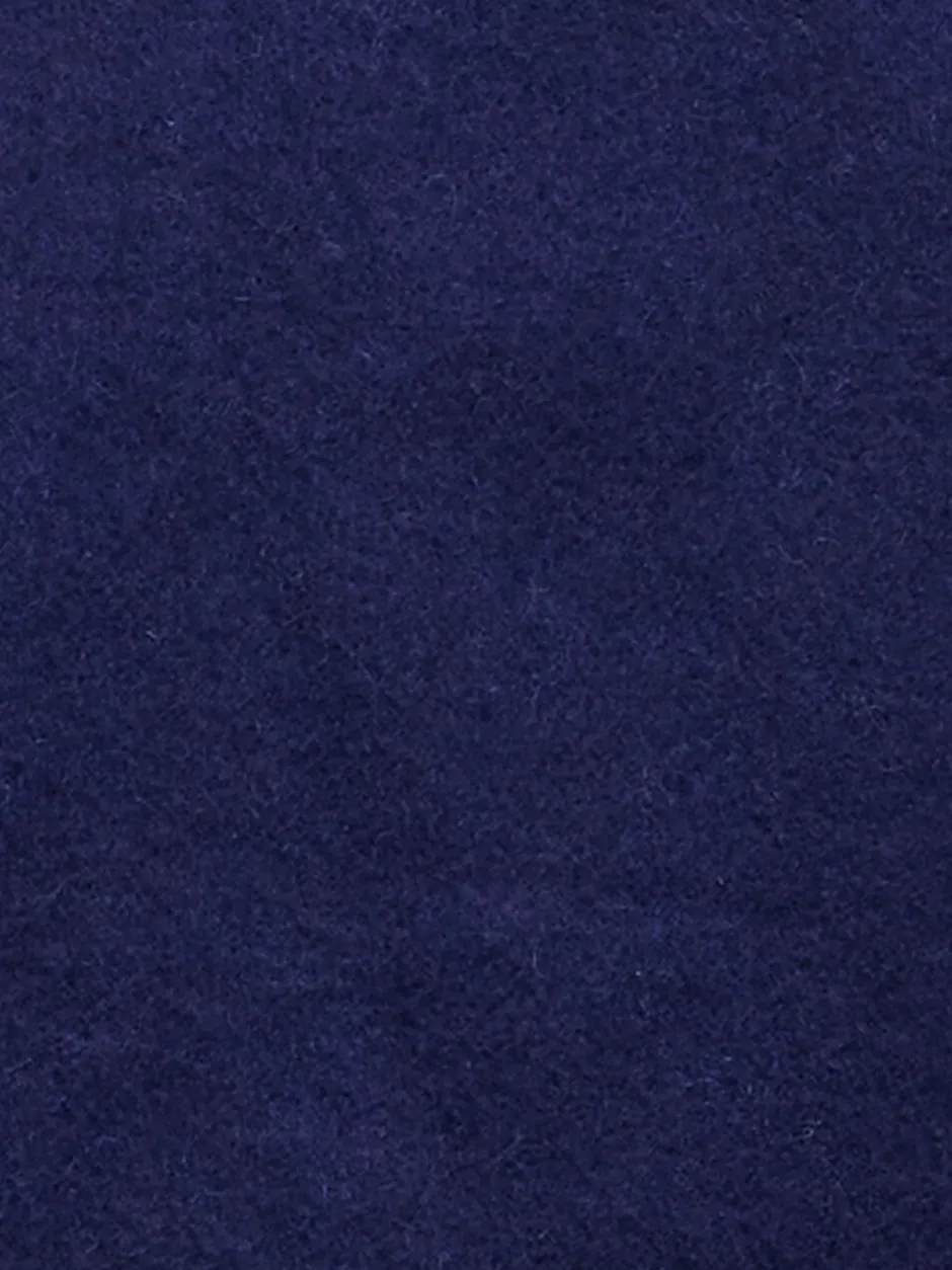 Mutsen, Sjaals En Handschoenen|Barbour Blauw - ® effen lamswollen sjaal