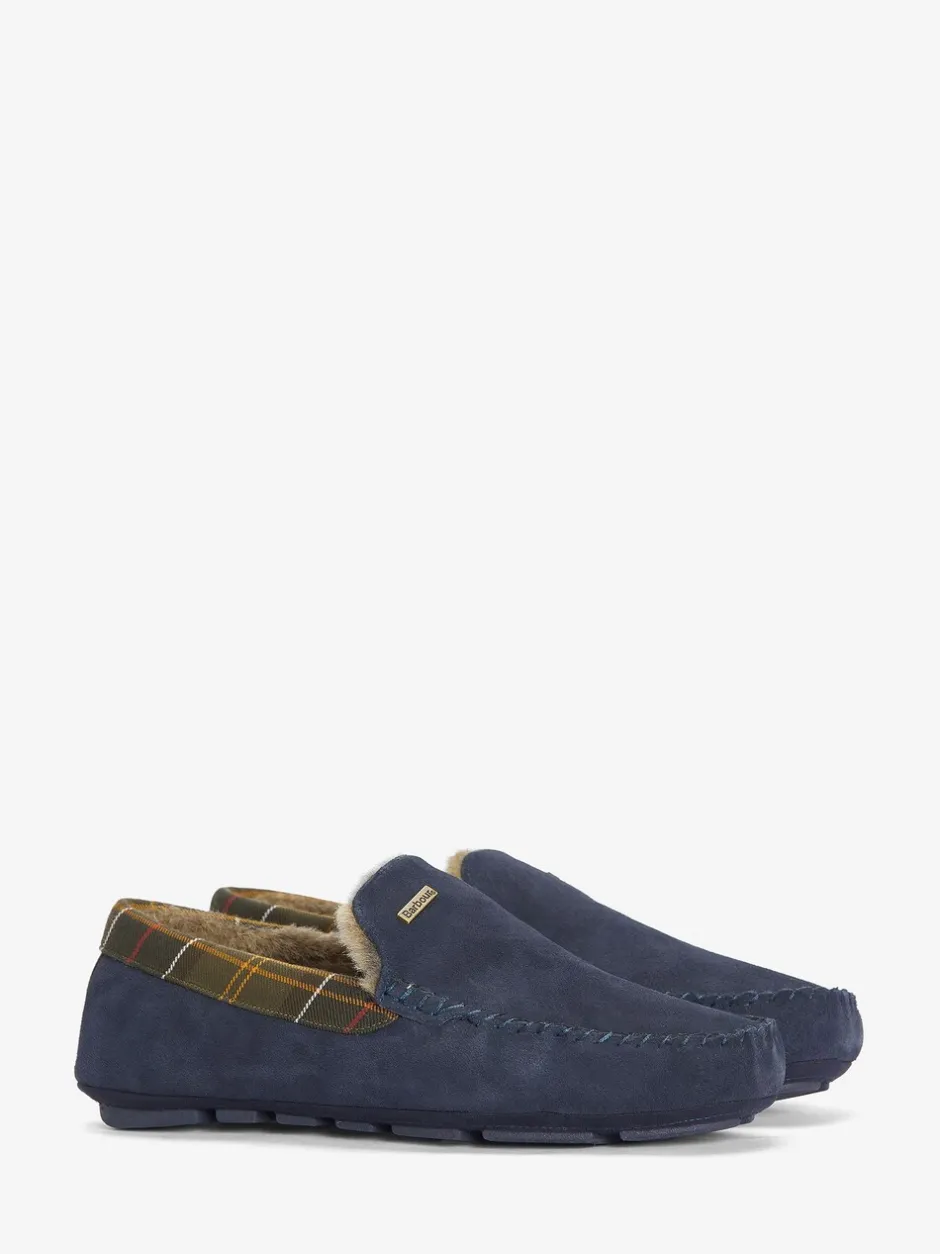 Pantoffels|Barbour - ® Tartan Monty Moccasin Slippers Blauw
