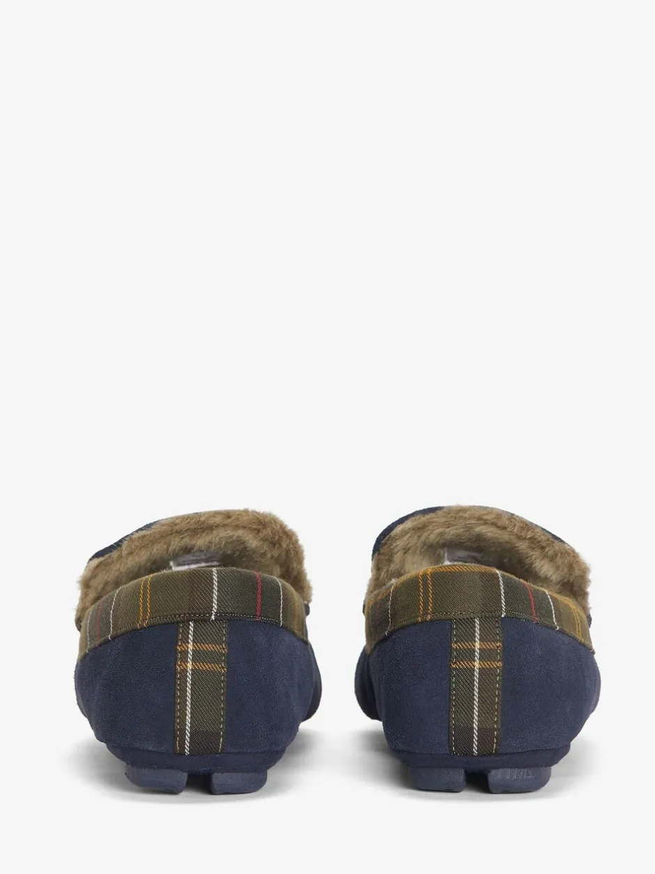 Pantoffels|Barbour - ® Tartan Monty Moccasin Slippers Blauw