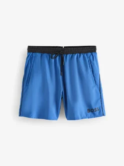 Badkleding*BOSS Blauw - Starfish sneldrogende zwembroek