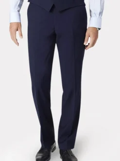 Formele Broek*Brook Taverner Blauw - Avalino Fit Trousers