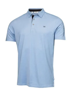 Sportkleding|Poloshirts*Calvin Klein Golf Blauw - Uni poloshirt
