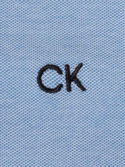 Sportkleding|Poloshirts*Calvin Klein Golf Blauw - Uni poloshirt