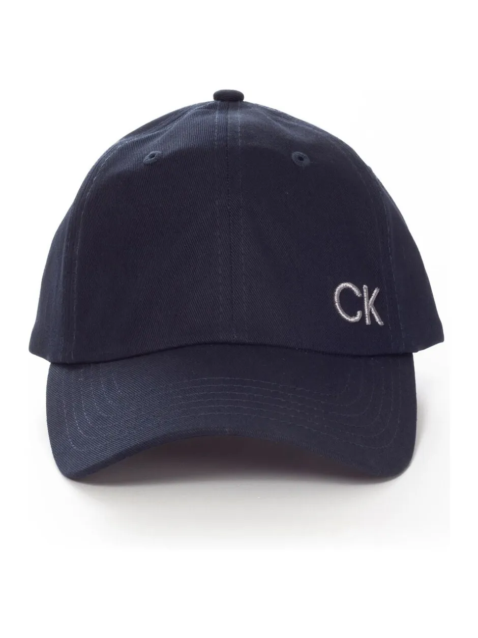 Mutsen, Sjaals En Handschoenen*Calvin Klein Golf - 100% zwarte katoenen keperstof petten Blauw