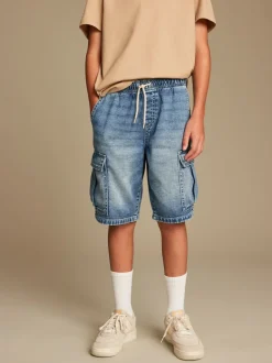 Shorts|Next - Cargoshort (3-16jr) Blauw