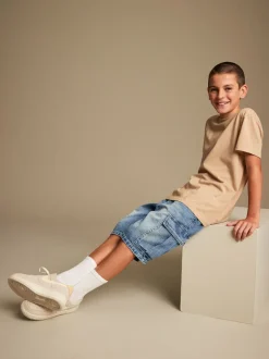 Shorts|Next - Cargoshort (3-16jr) Blauw