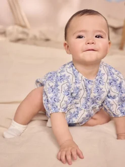 Rompertjes En Tuinbroeken|Next Blauw - Cath Kidston Baby Rompertje