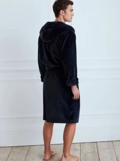 Kamerjassen En Badjassen*Chelsea Peers - - Fleece badjas Blauw