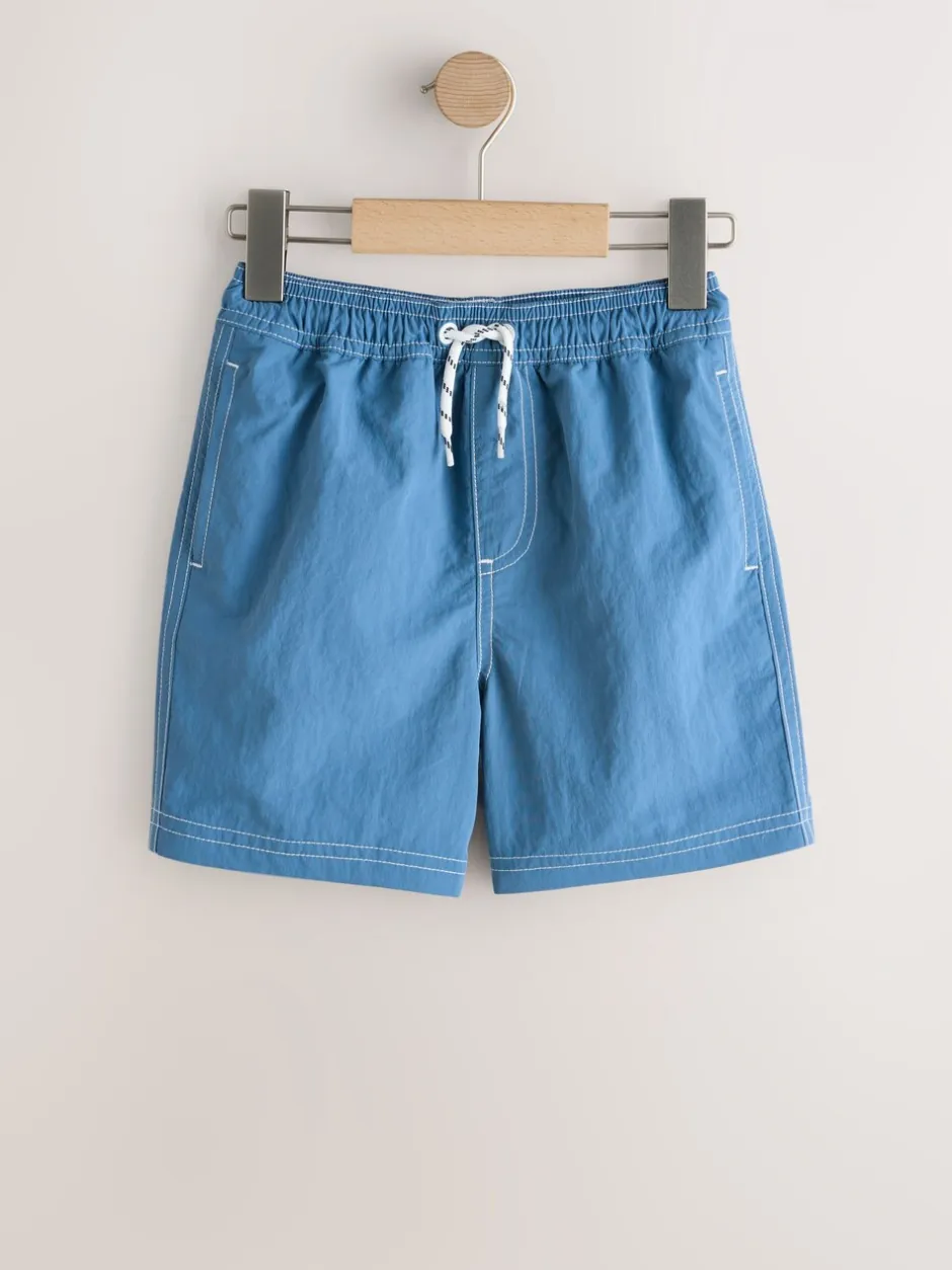 Badkleding*Next - Contrast Stitch Swim Shorts (3-16yrs) Blauw