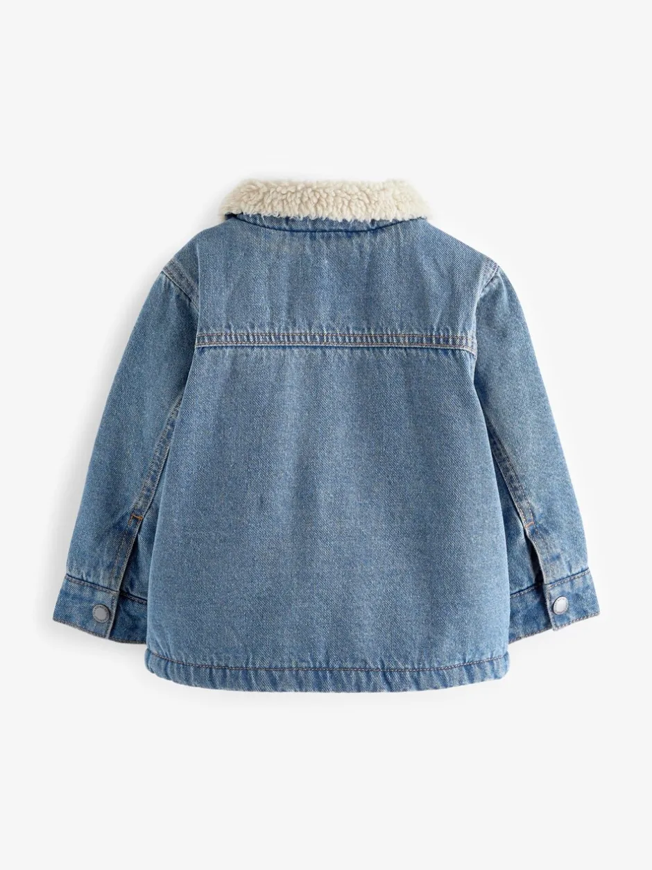 Jassen, Jacks En Kinderwagenpakjes|Jassen En Jacks*Next Blauw - Denim jack (3 mnd-10 jr)