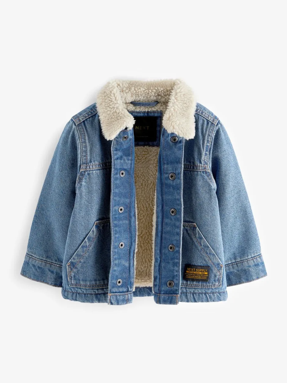Jassen, Jacks En Kinderwagenpakjes|Jassen En Jacks*Next Blauw - Denim jack (3 mnd-10 jr)