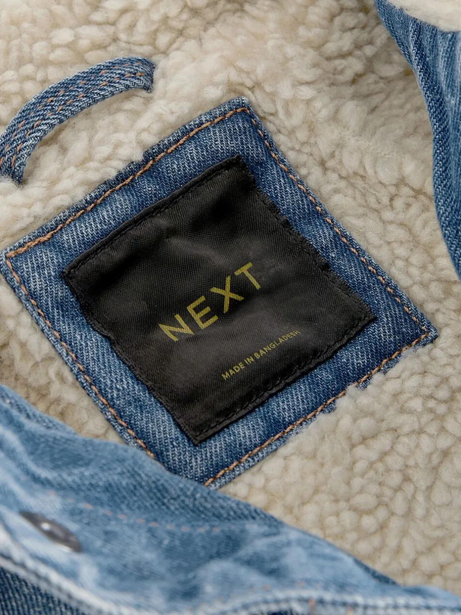 Jassen, Jacks En Kinderwagenpakjes|Jassen En Jacks*Next Blauw - Denim jack (3 mnd-10 jr)
