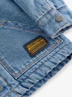 Jassen, Jacks En Kinderwagenpakjes|Jassen En Jacks*Next Blauw - Denim jack (3 mnd-10 jr)
