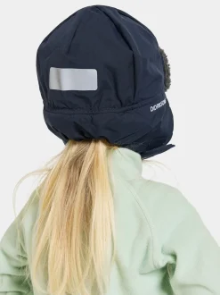 Mutsjes En Antikrabwantjes|Mutsen, Handschoenen En Sjaals|Didriksons - Biggles waterdichte muts voor kinderen Blauw