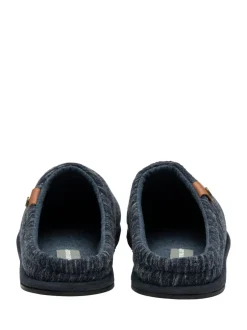 Pantoffels|Dunlop - Drop In Mule Slippers Blauw