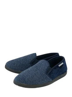 Pantoffels|Dunlop - dubbele inzet Volle pantoffels Blauw