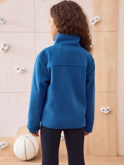 Schoolkleding|Schoolkleding*Next - Fleece jack met rits en zakken (3-16 jr) Blauw