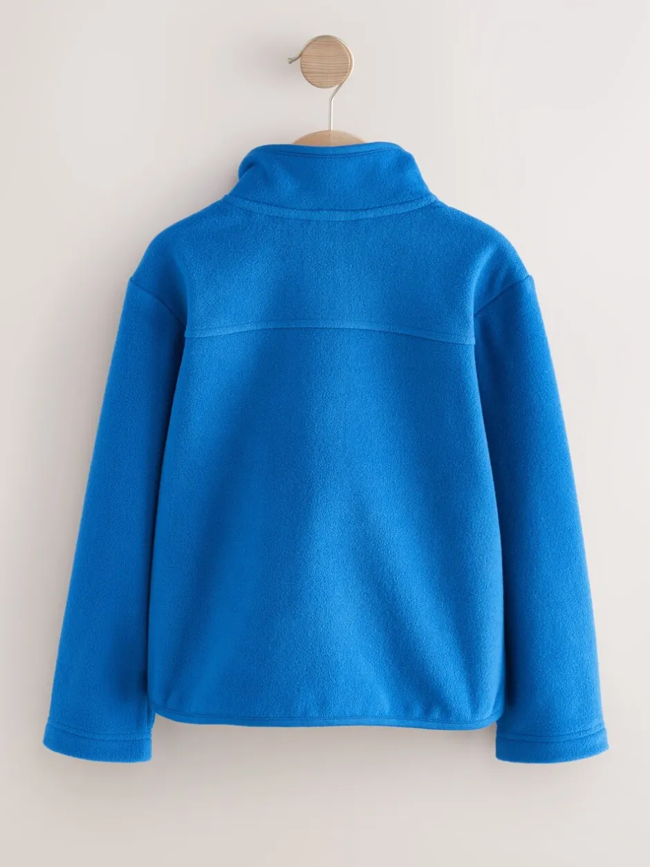 Schoolkleding|Schoolkleding*Next - Fleece jack met rits en zakken (3-16 jr) Blauw